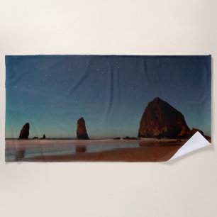 Serviette De Plage Cannon Beach Oregon Haystack Rock