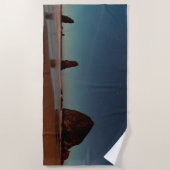 Serviette De Plage Cannon Beach Oregon Haystack Rock (Devant)