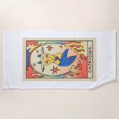 Serviette De Plage Capricorn Zodiac Beach Towel (Devant)