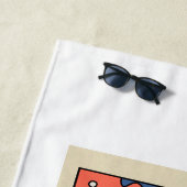 Serviette De Plage Capricorn Zodiac Beach Towel (En situation)