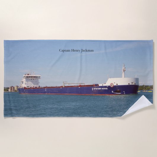 Serviette de plage Captain Henry Jackman (Devant)