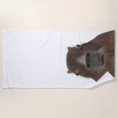 Serviette de plage Capybara (Devant)