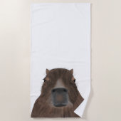 Serviette de plage Capybara (Devant)