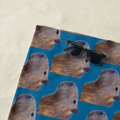 Serviette De Plage Capybara (En situation)
