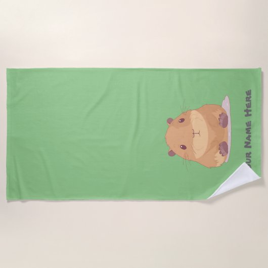Serviette De Plage Capybara Enfants (Devant)