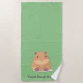 Serviette De Plage Capybara Enfants (Devant)
