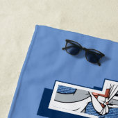 Serviette De Plage Caractères LOONEY TUNES™ en lettres (En situation)