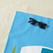 Serviette De Plage Caravan Camper RV Thunder_Cove (En situation)