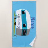 Serviette De Plage Caravan Camper RV Thunder_Cove (Devant)
