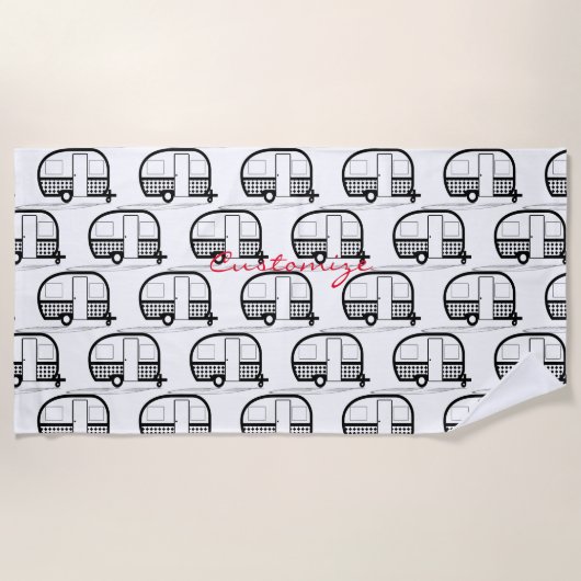 Serviette De Plage Caravan Thunder_Cove (Devant)