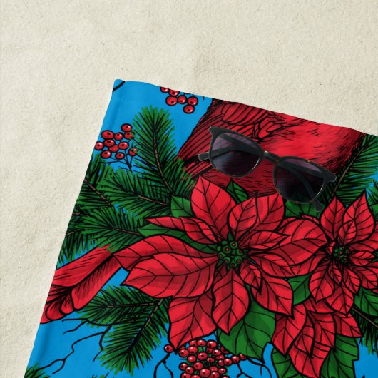 Serviette De Plage Cardinal (En situation)