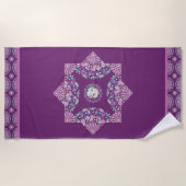 Serviette De Plage Cardinal Red Rosace (Devant)