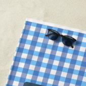 Serviette De Plage Caricature de camion livreur rouge mou (En situation)