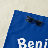 Serviette De Plage Caricature de cheval de trait de Cute Clydesdale (En situation)