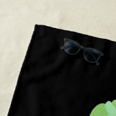 Serviette De Plage Caricature de macarons drôle plage à (En situation)