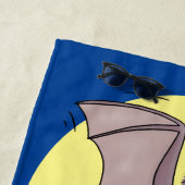 Serviette De Plage Caricature de vol de chauve-souris (En situation)