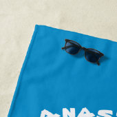 Serviette De Plage Caricature mole joyeux (En situation)