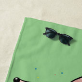Serviette De Plage Caricature pour bébé renard (En situation)