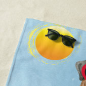 Serviette De Plage Carlin d'été (En situation)