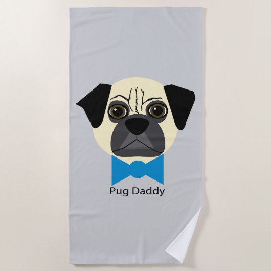 Serviette De Plage Carlin papa (Devant)