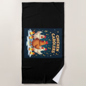 Serviette De Plage Caroleurs de poulet (Devant)