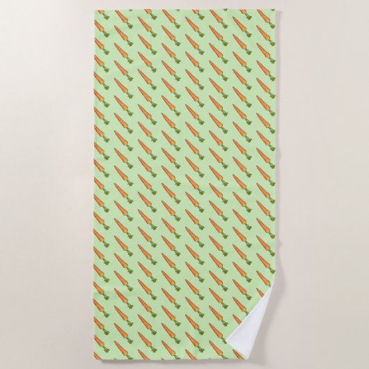 Serviette De Plage Carotte (Devant)