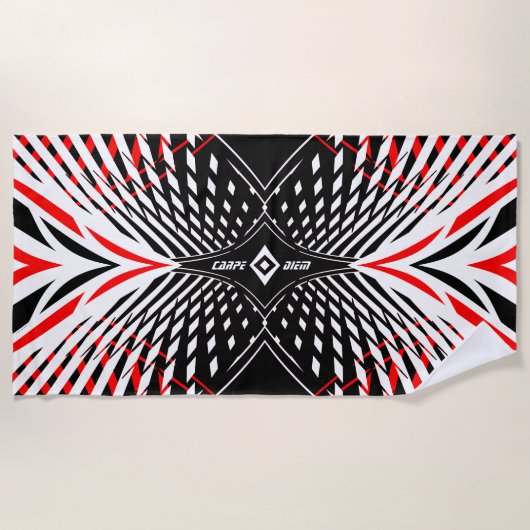 Serviette De Plage Carpe Diem (Devant)