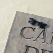 Serviette de plage Carpe Diem Stone (En situation)