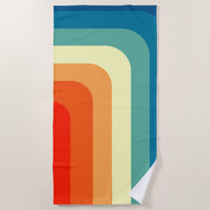 Serviette De Plage carré des années 1970