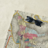 Serviette De Plage Carte des provinces du Canada (En situation)