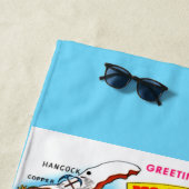 Serviette De Plage Carte du Michigan (En situation)