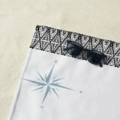 Serviette De Plage Carte du monde (En situation)