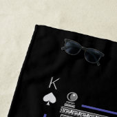 Serviette De Plage Carte King (En situation)