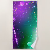 Serviette De Plage Carthagène Solive Purple (Devant)