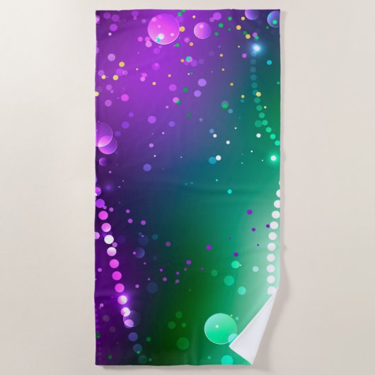 Serviette De Plage Carthagène Solive Purple (Devant)