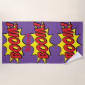 Serviette De Plage Cartoon Boom Thunder_Cove (Devant)