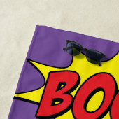 Serviette De Plage Cartoon Boom Thunder_Cove (En situation)