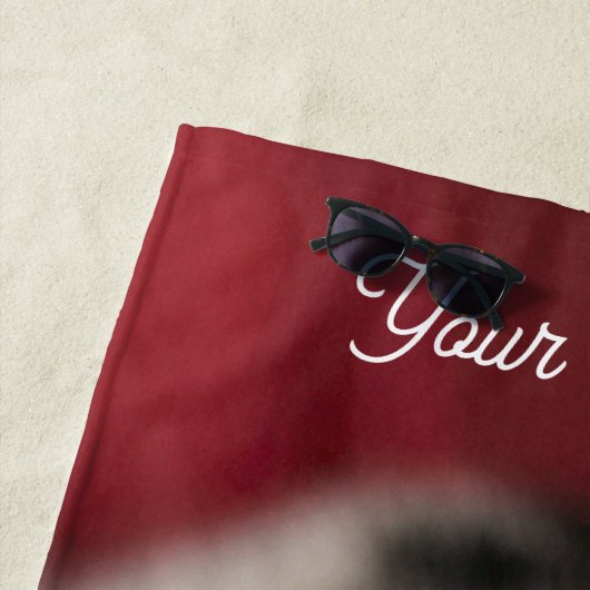 Serviette De Plage Casque (En situation)