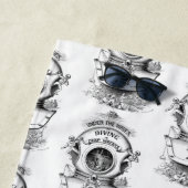 Serviette De Plage Casque antique de plongée (En situation)