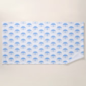 Serviette De Plage casquette marin (Devant)