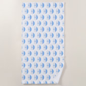 Serviette De Plage casquette marin (Devant)