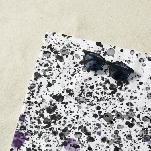 Serviette De Plage Cassette audio rétro (En situation)