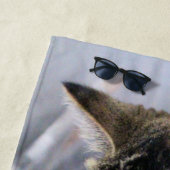 Serviette De Plage Cat (En situation)