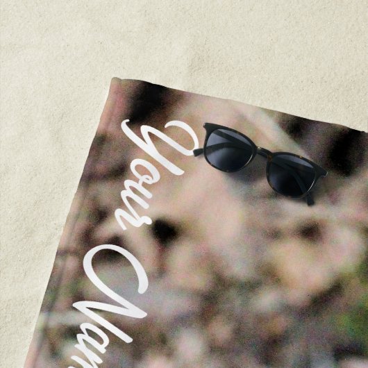 Serviette De Plage Cat (En situation)