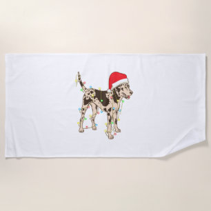 Serviette De Plage Catahoula Leopard Dog Lover Funny