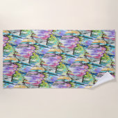SERVIETTE DE PLAGE CATÉGORIE CINQ ÉCHANTILLONNEMENT ART CONCEPTION AB (Devant)