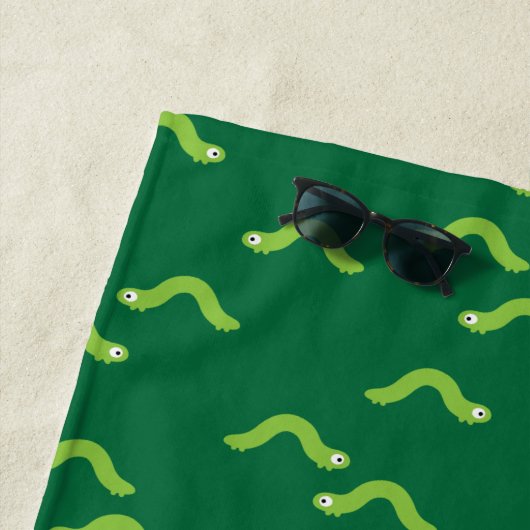 Serviette De Plage Caterpillar (En situation)
