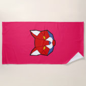 Serviette De Plage Catrix (Devant)