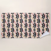 Serviette De Plage Cats MCM (Devant)