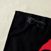 Serviette De Plage Catwoman Selina Kyle Chat Silhouette (En situation)